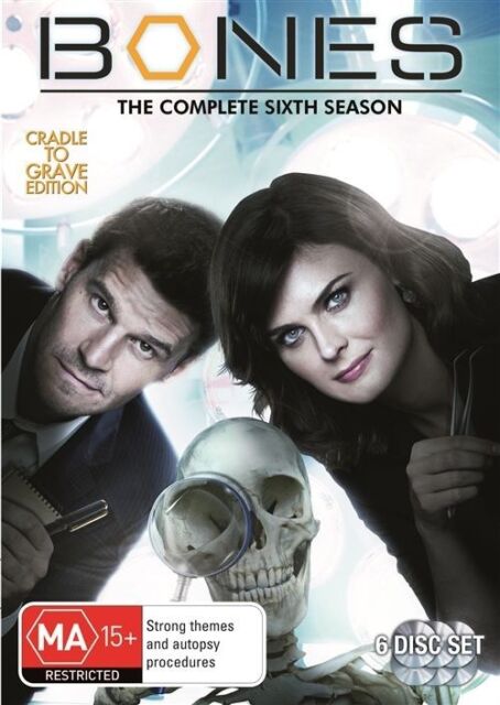 BONES The Complete Season 6 Cradle to the Grave Edition DVD (6 Disc Set) R4 NEW