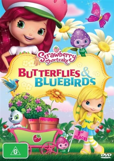 Strawberry Shortcake - Butterflies & Bluebirds Dvd Kids - Region 4 - NEW+SEALED 