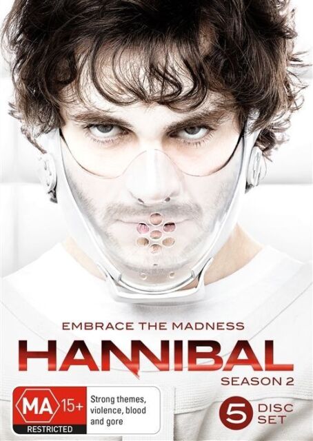 Hannibal - Season 2 (DVD, 5 Disc Set) Region 4 - NEW+SEALED 