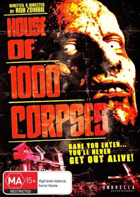 House Of 1000 Corpses (DVD,2016) Region 4 - NEW+SEALED