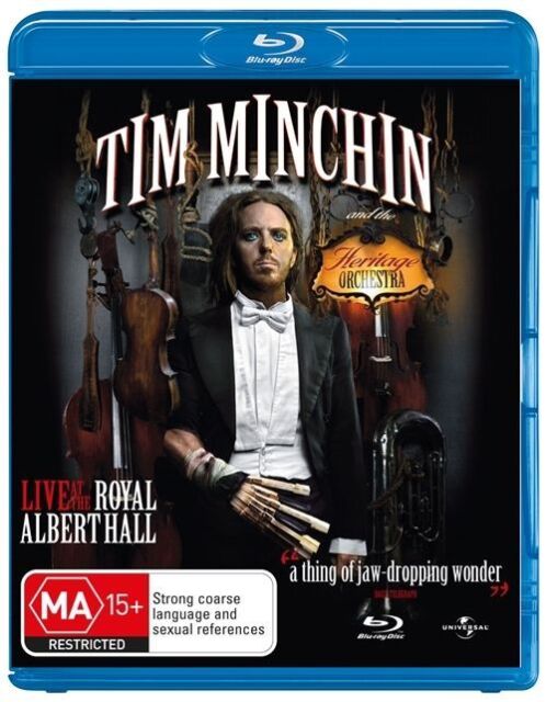 Tim Minchin And The Heritage Orchestra (Blu-ray, 2001) Region B -NEW+SEALED