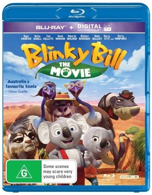 Blinky Bill The Movie (Blu-ray+Digital UV, 2016) Region B - NEW+SEALED 