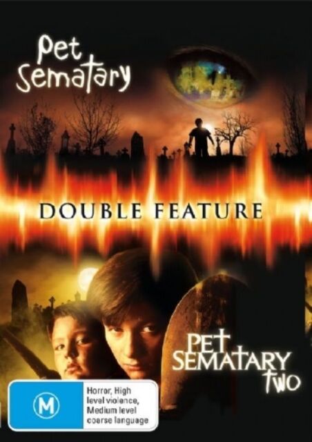 Pet Sematary / Pet Sematary Two (Double Feature - 2 Disc Set) DVD-NEW+SEALED 