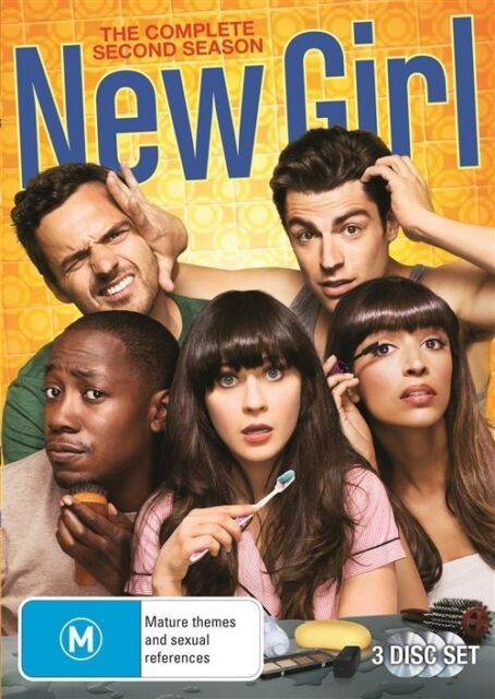 New Girl - Season 2 (DVD, 3 Disc Set) Region 4 - NEW+SEALED 