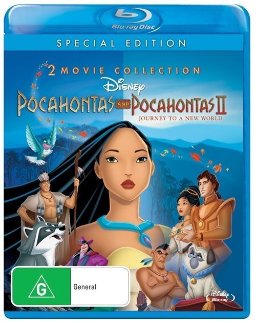 POCAHONTAS 1 - 2 - Special Edition Blu-ray - Region B - NEW+SEALED 