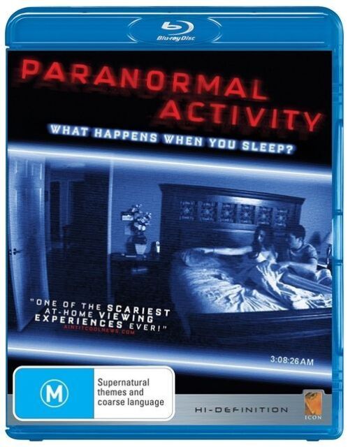 Paranormal Activity (Blu-ray,2009) Australia Released - Region B - NEW+SEALED