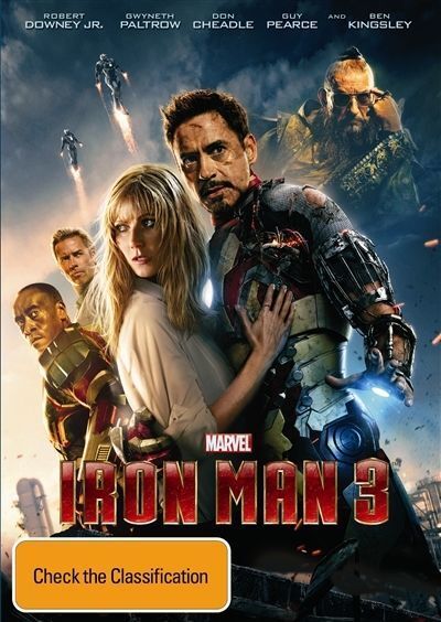 Iron Man 3 (DVD,2013) Region 4 Robert Downey jr  - NEW+SEALED 