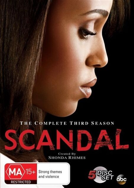 Scandal : Season 3 (DVD, 2015, 5-Disc Set) NEW+SEALED 