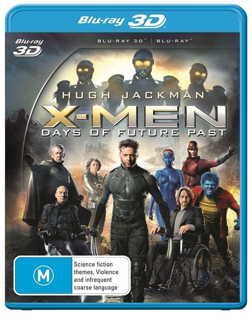 X-MEN DAYS OF FUTURE PAST (Blu-ray 3D + 2D)  Region B Hugh Jackman NEW+SEALED 