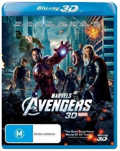 The Avengers - Blu-ray 3D -2012 -Chris Hemsworth, Samuel L. Jackson  NEW+SEALED 