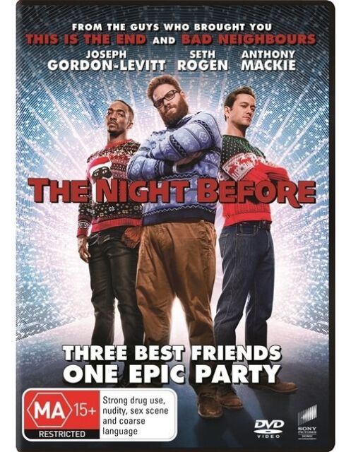 The Night Before (DVD, 2016) Region 4 - NEW+SEALED