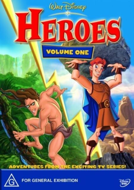 Disney Heroes  Volume One (DVD, 2005) (TARZAN, HERCULES) NEW+SEALED 