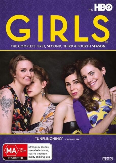 GIRLS Complete Series Seasons 1,  2, 3 & 4 DVD Box Set R4 NEW+SEALED 