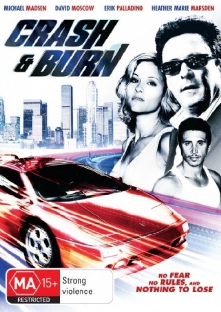 Crash And Burn (DVD, 2008) Region 4  Erik Palladino, Michael Madsen - NEW+SEALED