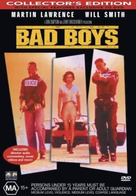 Bad Boys (DVD, 2001) Will Smith, Martin Lawrence NEW+SEALED 