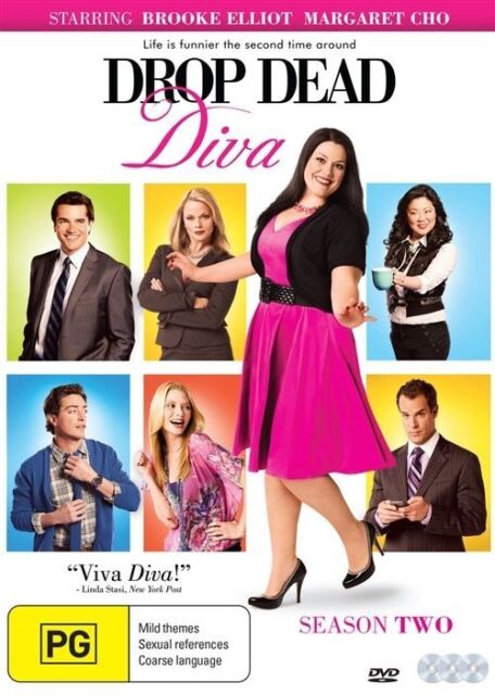 Drop Dead Diva : Season 2 (DVD, 2015, 3-Disc Set) NEW+SEALED 