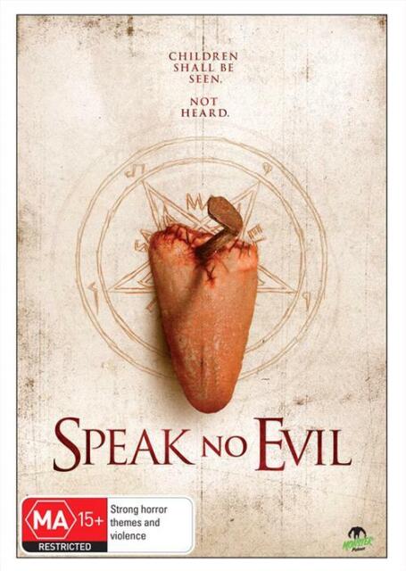 Speak No Evil (DVD, 2014) - Monster Pictures - REGION 4 - Horror - NEW+SEALED