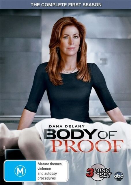 Body Of Proof : Season 1 (DVD,2012)-Dana Delany  3 Disc Set - NEW+SEALED 