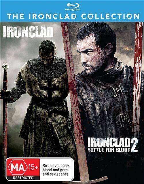 Ironclad / Ironclad 2 - Battle For Blood (Blu-ray,2013) BOXSET NEW+SEALED