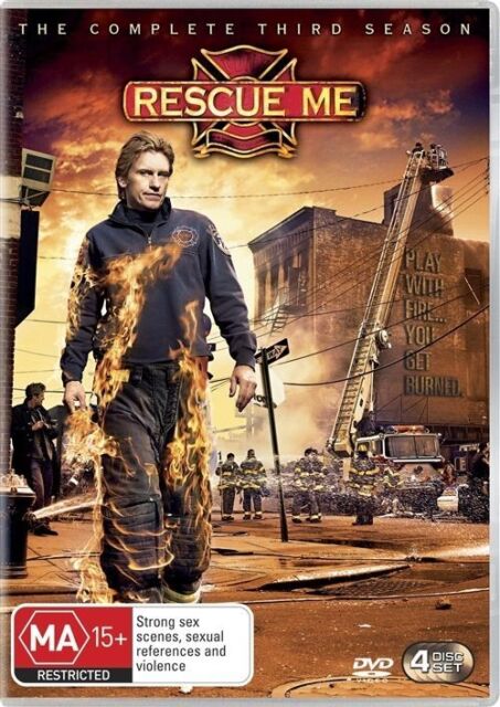 Rescue Me : Season 3 (DVD, 4 Disc Set) Region 4 - NEW+SEALED 