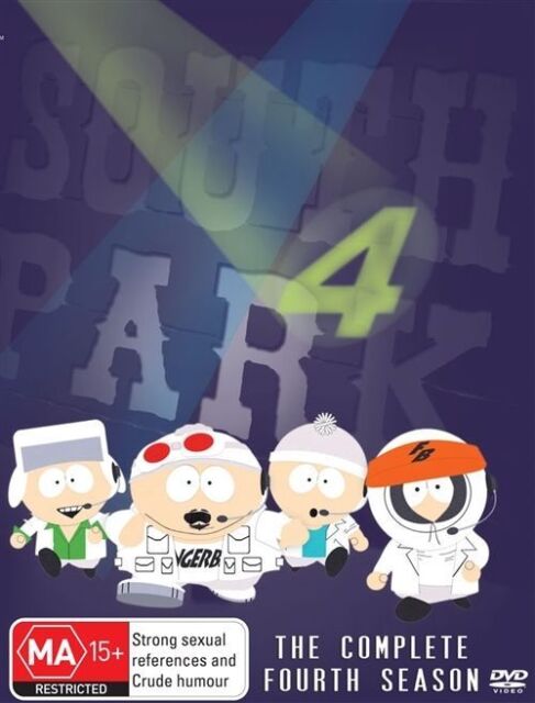 SOUTH PARK: THE COMPLETE FOURTH SEASON -DVD Series Animated- Region 4-NEW+SEALED