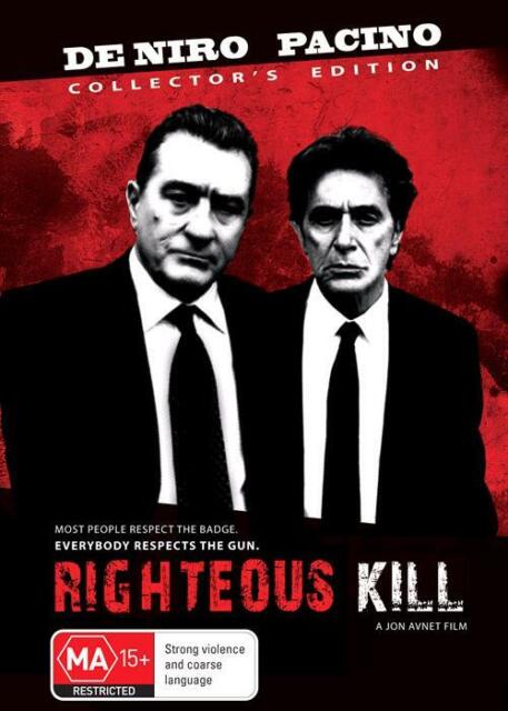 Righteous Kill (DVD, 2009, 2-Disc Set) Collector's Edition - NEW+SEALED 