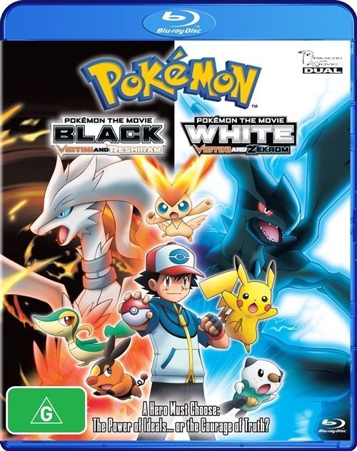 Pokemon - Black And White - Movie 14 (Blu-ray, 2012) Region B - NEW+SEALED