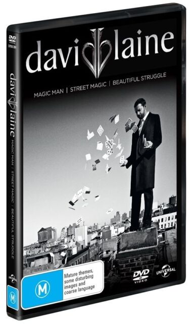 David Blaine - Street Magic/Beautiful Struggle/Magic Man DVD Region 4-NEW+SEALED