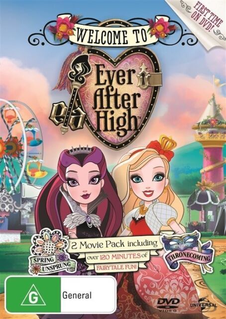 Welcome to Ever After High: Spring Unsprung Thronecoming DVD Region 4 NEW SEALED