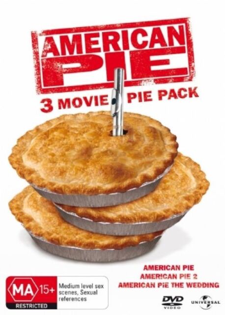 American Pie : 3 Movie Pie Pack : (3 Disc Set, DVD) 1,2,3 - Region 4 NEW+SEALED 