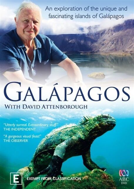 Galapagos with David Attenborough (DVD, 2013) NEW+SEALED 