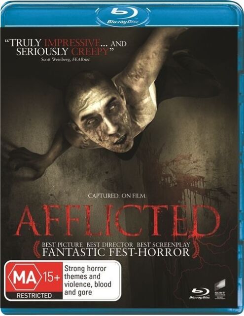 AFFLICTED (Blu-ray,2013) Region A,B - NEW+SEALED