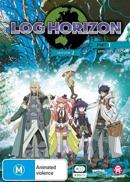 Log Horizon: Season 2 - Part 1 (Eps 1-13) [Region 4] - DVD - NEW+SEALED 