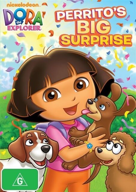 Dora The Explorer - Perrito's Big Surprise (DVD, 2013) Region 4 - NEW+SEALED 