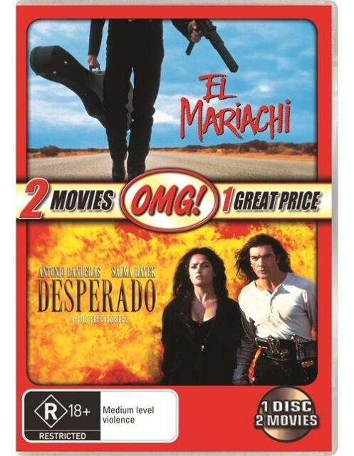 Desperado / El Mariachi. Robert Rodrigez classics. Single DVD - NEW+SEALED 