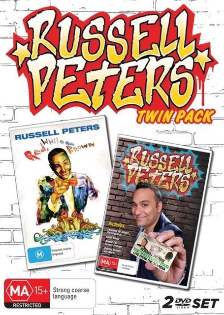 Russell Peters Twin Pack (2 Discs)  - DVD - Region 4 - NEW+SEALED 