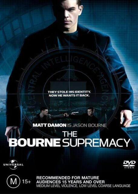 The Bourne Supremacy (DVD, 2004) Region 4 - NEW+SEALED 