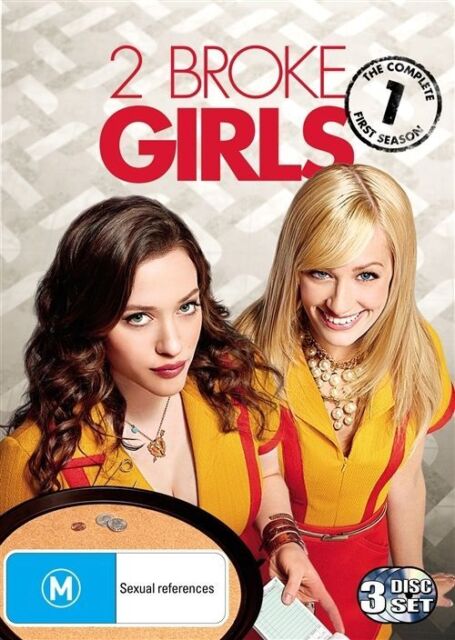 2 Broke Girls : Season 1 (3 Disc Set,2011) NEW+SEALED 