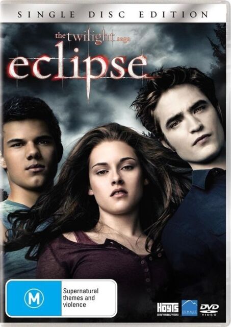 The Twilight Saga - Eclipse (DVD, 2010) Region 4 Australia NEW+SEALED  