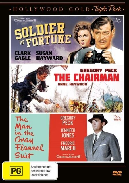 Soldier of Fortune The Chairman Man In The Gray Flannel Suit DVD-R4- NEW+SEALED