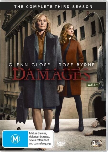  DAMAGES COMPLETE THIRD SERIES SEASON 3 (3 Disc Set) NEW+SEALED 