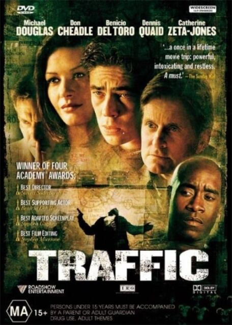 Traffic (DVD,2001) Michael Douglas, Catherine Zeta-Jones -NEW+SEALED 