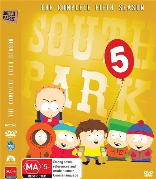 South Park : Season 5 (DVD, 2009) Region 4 -Australian - NEW+SEALED 