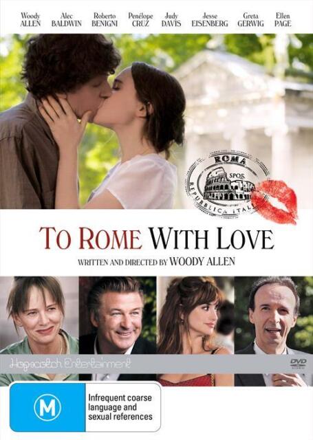  To Rome With Love (DVD, 2013)Woody Allen,Alee Baldwin,Penelope Cruz NEW+SEALED 