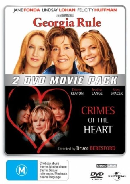 Georgia Rule / Crimes of the Heart DVD Set - Australian Region 4 - NEW+SEALED 