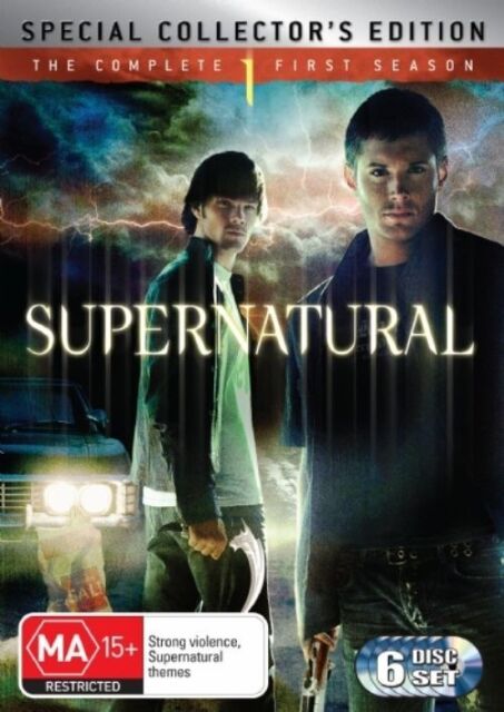 Supernatural Season 1 (DVD,6 Disc Set) Region 4 - NEW+SEALED 