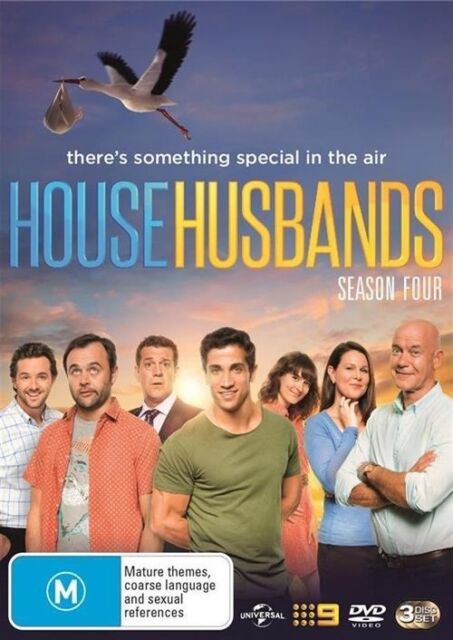 House Husbands Season  4 (DVD, 2015, 3-Disc Set) R4 - NEW+SEALED 