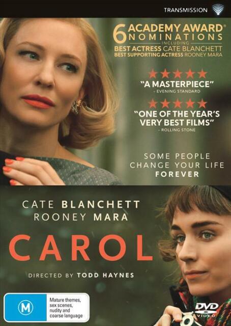 Carol (DVD, 2016) AUSTRALIAN RELEASE REGION 4 - Cate Blanchett - NEW+SEALED