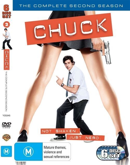 Chuck : Season 2 (DVD, 2010, 6-Disc Set) Region 4 - NEW+SEALED 