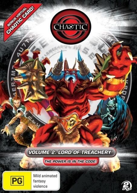 Chaotic - Lord Of Treachery : Vol 2 (DVD, 2-Disc Set) PAL Region 4 - NEW+SEALED